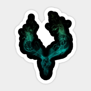 Elk Skull Sticker